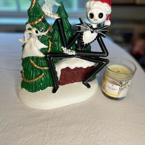 Christmas Figurine with Skeleton and Dog